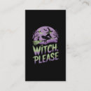 Search for witch business cards Party