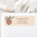 Search for baubles return address labels Vintage