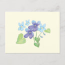 Search for violets postcards Floral