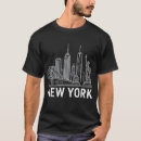 Search for statue of liberty tshirts Manhattan skyline