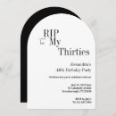 Search for 1930s party invitations Black and white