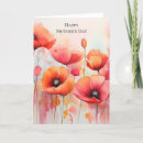 Search for red mothers day cards Poppy