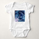 Search for moon and stars baby clothes Watercolor