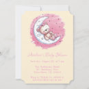 Search for starry night baby shower invitations Crescent moon