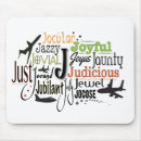 Search for word cloud mousepads Typography