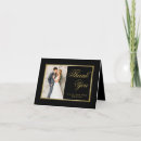 Search for black and gold wedding thank you cards Formal