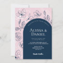 Search for floral designer invitations Blush pink