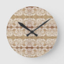 Search for rustic vintage clocks Floral pattern