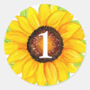 Search for sunflower birthday stickers Botanical