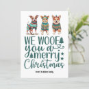 Search for woof christmas cards Puppy