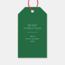 Search for emerald green gift tags Simple