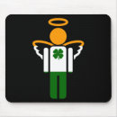 Search for 4 leaf clover mousepads Shamrock