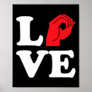 Search for love in american sign language posters Disability