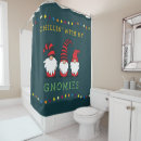 Search for funny christmas shower curtains Gnomes