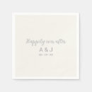 Search for happily ever after napkins Simple