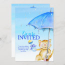 Search for cat mother invitations Watercolor
