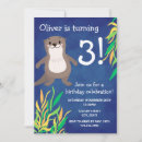 Search for otter birthday invitations Ocean