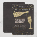 Search for gold anniversary invitations Glitter