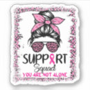 Search for support breast cancer awareness stickers Warrior