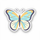 Search for pretty blue butterflies stickers Animals