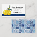 Search for lemon business cards Cook