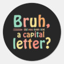 Search for capital letters stickers Teacher