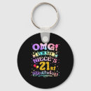 Search for 21st birthday key rings 21 years