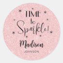 Search for pink sparkles stickers Girl