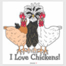 Search for cartoon hen stickers Rooster