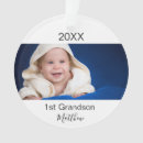 Search for grandson christmas tree decorations Newborn
