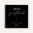 Search for hardcover guest books Black