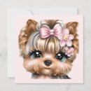 Search for yorkie birthday cards Puppies