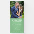 Search for bride and groom name banners Just married
