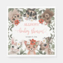 Search for woodland napkins Forest friends