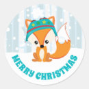 Search for cute winter stickers Fox