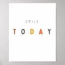 Search for smile today posters Inspirational
