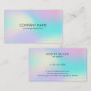 Search for holographic business cards Iridescent