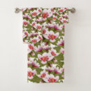 Search for cherry blossom bath towels Pattern