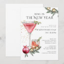 Search for ring in the new year invitations Gold glitter