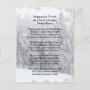 Search for stopping postcards Robert frost