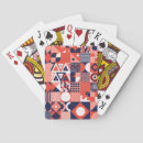 Search for geometric designs playing cards Vintage