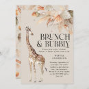 Search for safari bridal shower invitations Botanical