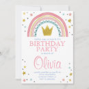 Search for rainbow birthday invitations Calligraphy script