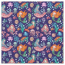 Search for mermaid pattern fabric Cartoon