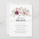 Search for burgundy bridal shower invitations Minimalist