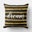 Search for black and gold stripes cushions Glam