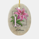 Search for letter l monogram christmas tree decorations Alphabet