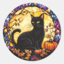Search for autumn moon stickers Cat