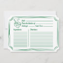 Search for vintage recipe cards Green