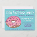 Search for junk food invitations Doughnut